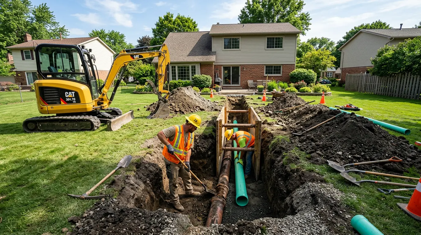 Sewer Line Replacement in Fayetteville, AR